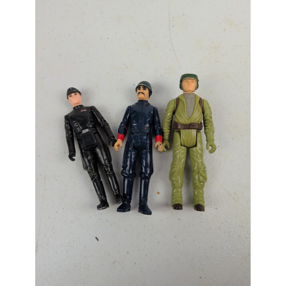 Vintage Kenner Star Wars Imperial Figures Lot of 3 Commanders 1977 1980